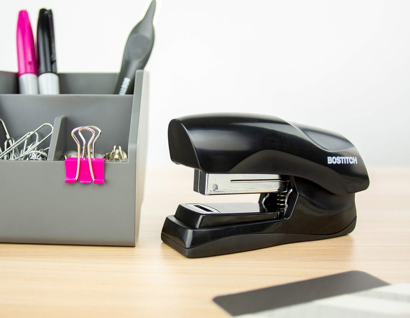Bostitch Office Heavy Duty Stapler, 40 Sheet Capacity, No Jam, Half Strip, Fits into the Palm of Your Hand, For Classroom, Office or Desk, Black - Image 2